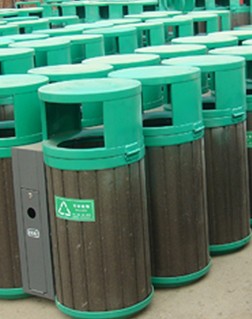 鄭州市城市管理局環(huán)保果皮箱項目